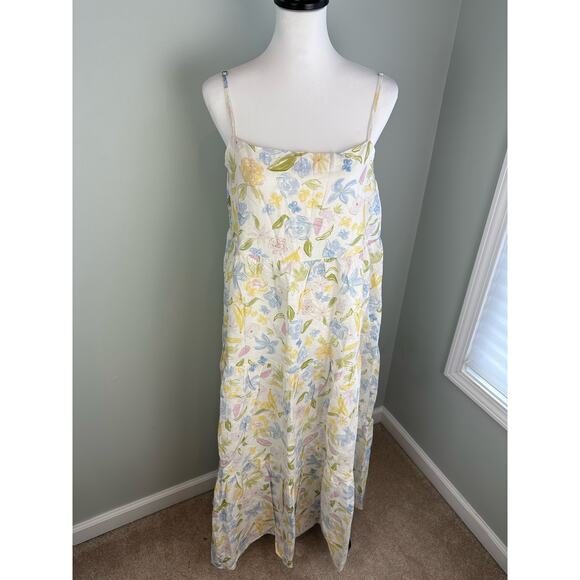 NWT Charlie Holiday Anthropologie Isabella Maxi Dress - XL - Picture 1 of 10